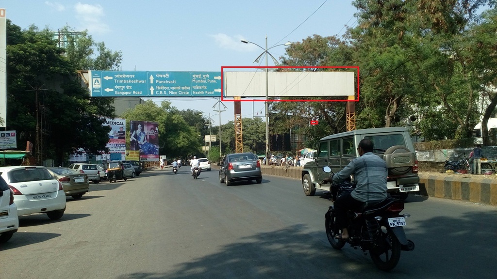 Donde Bridge, City center Mall Facing Trimurti sq hoarding